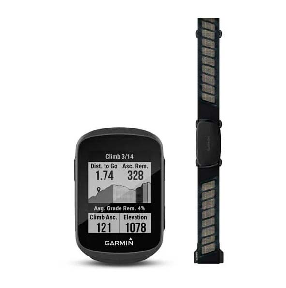 Garmin Paquete Edge® 130 Plus, computadora GPS para ciclismo/bicicleta con  sensores y monitor de recursos humanos, ejercicios de estructura de