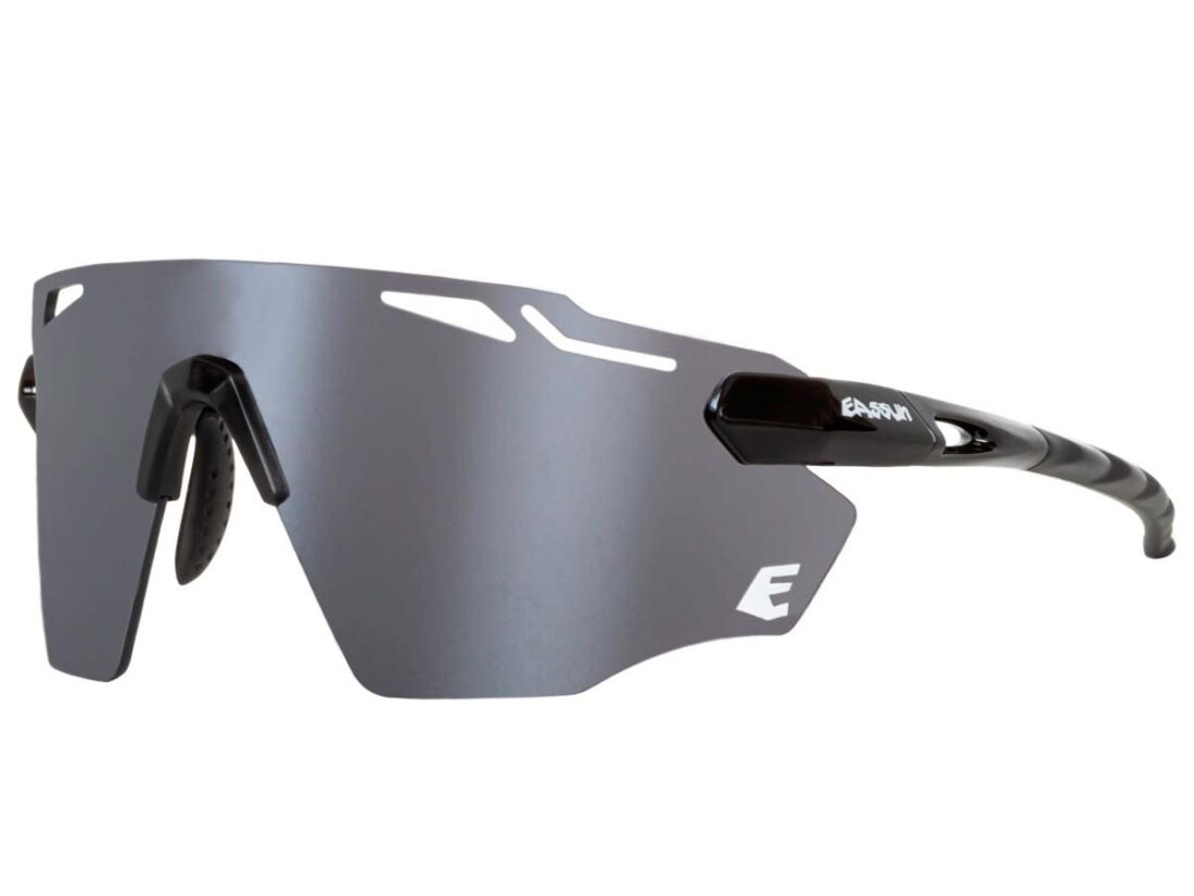 Eassun Gafas Fartlek Shiny Black Frame/Smoke-silver c.3