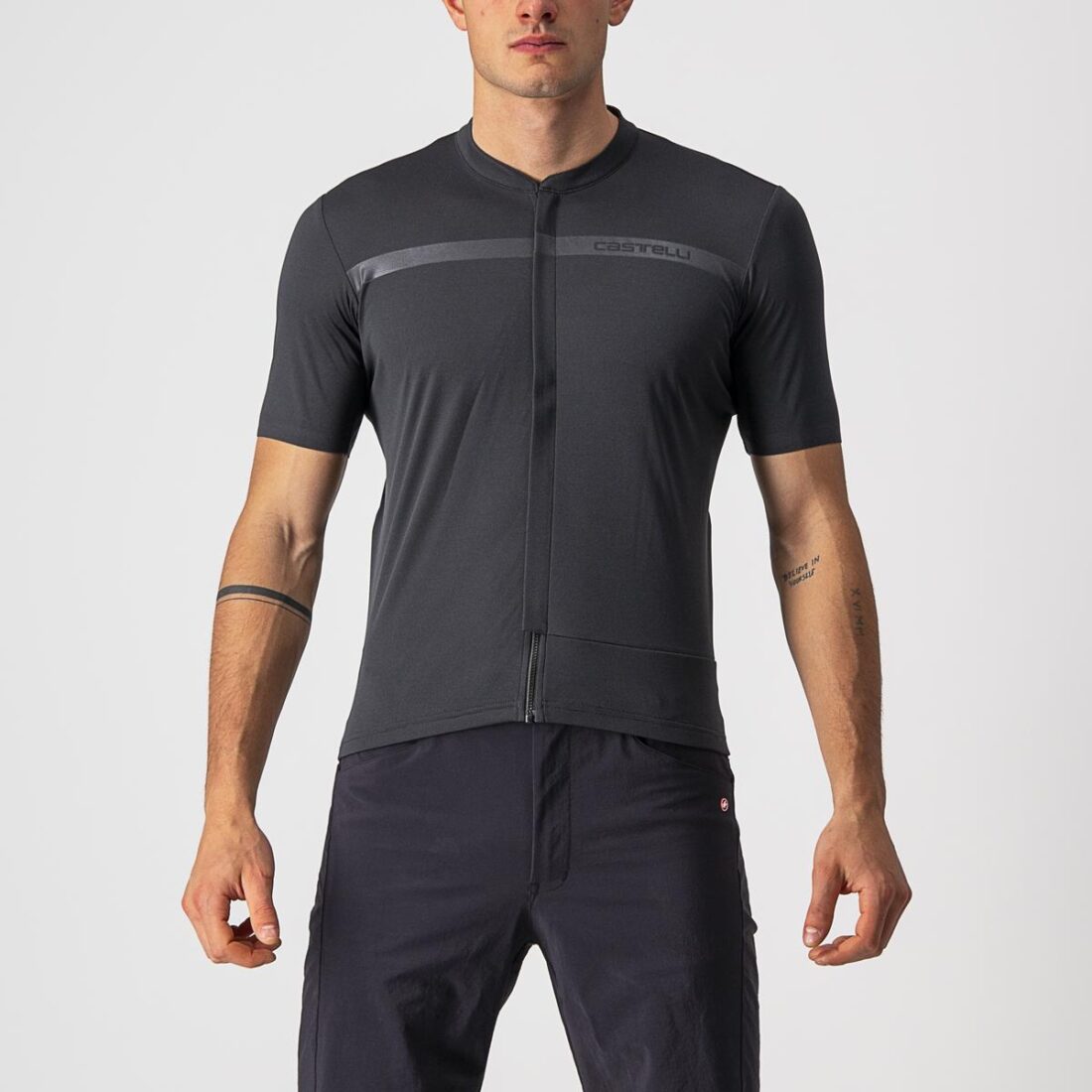 Castelli Maillot Unlimited AR Gris oscuro M